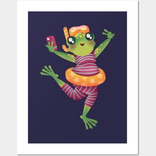 Cute Frog Posters and Art